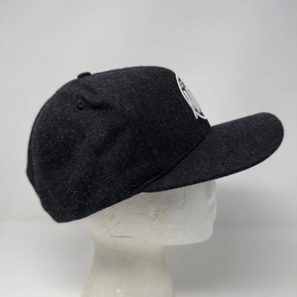 ActiveWake AWS 1982 Wool Blend Snapback Hat Charcoal Black One Size Adjustable‎